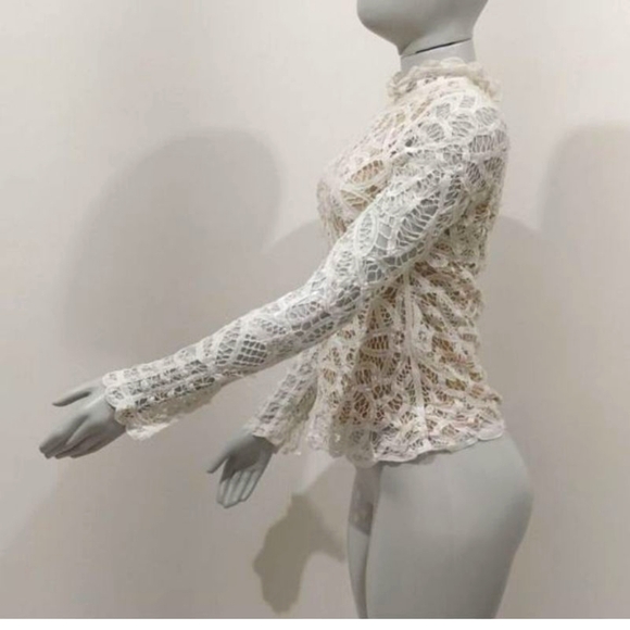Maje Lace Crochet Blouse - Picture 5 of 7